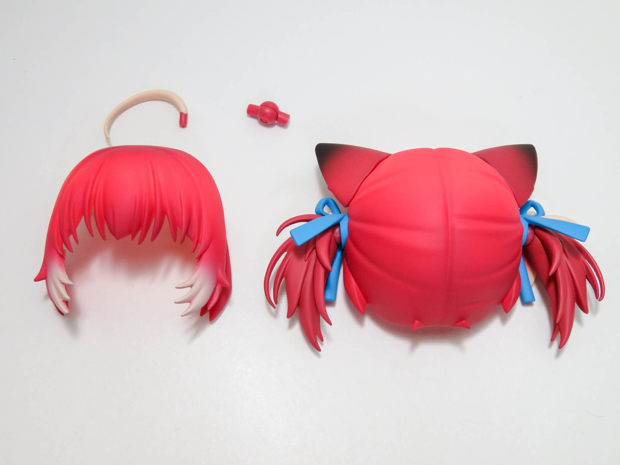 2709】 赤見かるび 髪パーツ ネコ耳ピッグテール ねんどろいど