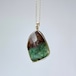 クリソプレーズ　女神巻きペンダントトップ　Chrysoprase pendant