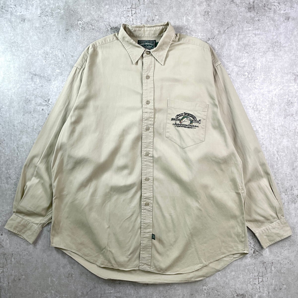 【激レア！】POLO COUNTRY ポロカントリー ビンテージ1990' 90年代 ラルフローレン ポロカントリー POLO SPORTSMAN 長袖 コットン