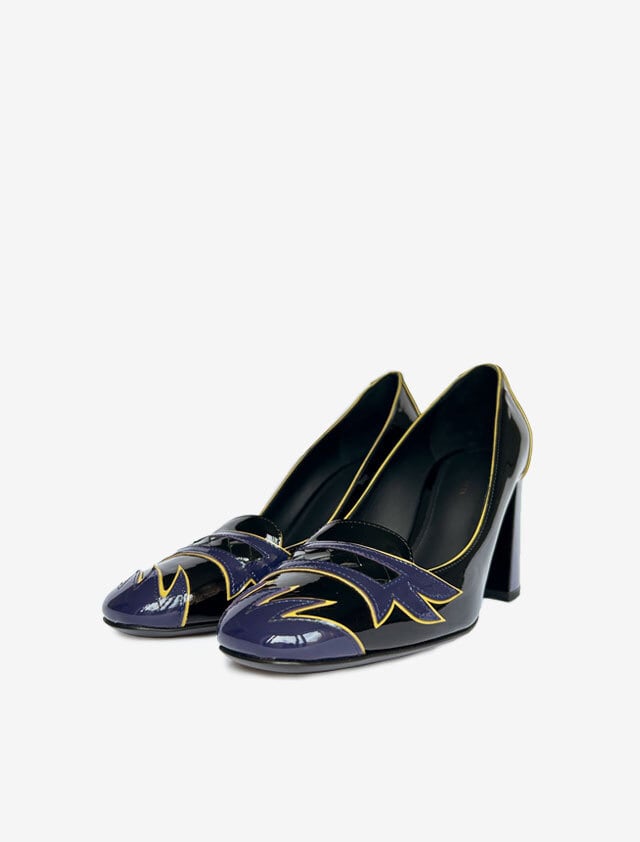 BOTTEGA VENETA ボッテガヴェネタ チャンキーヒール パンプス