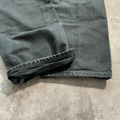 USA製 ブラック ダブルニー Carhartt B01BLK 29×30 詳細写真16