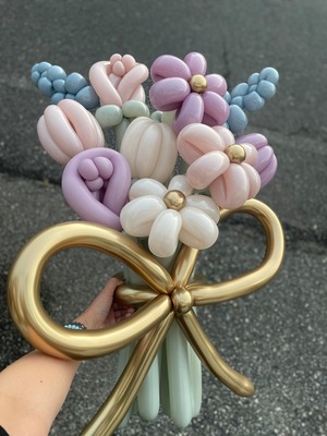 バルーンフラワー（くすみカラー10本)