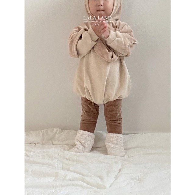 《予約》lala land ¨ bebe) mink ribbed leggings