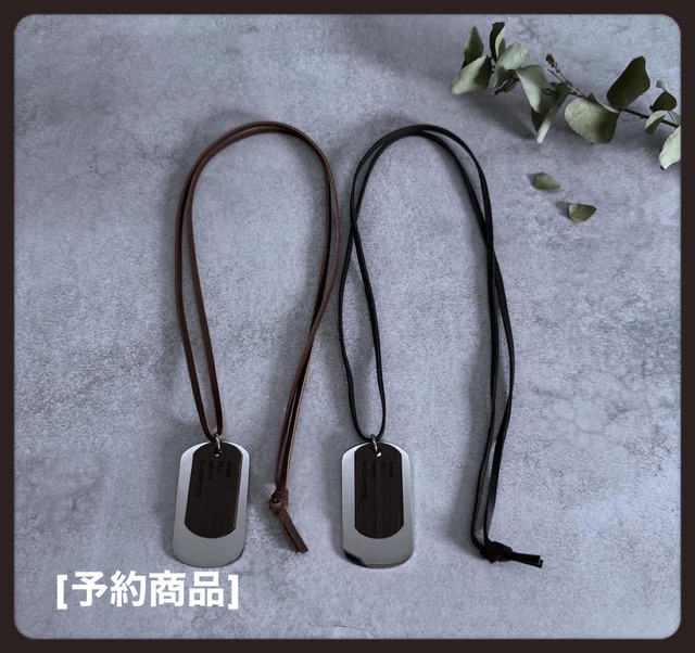 [予約販売] charmaer チャーマー　ドックタグネックレス　275830 (9月末入荷予定)