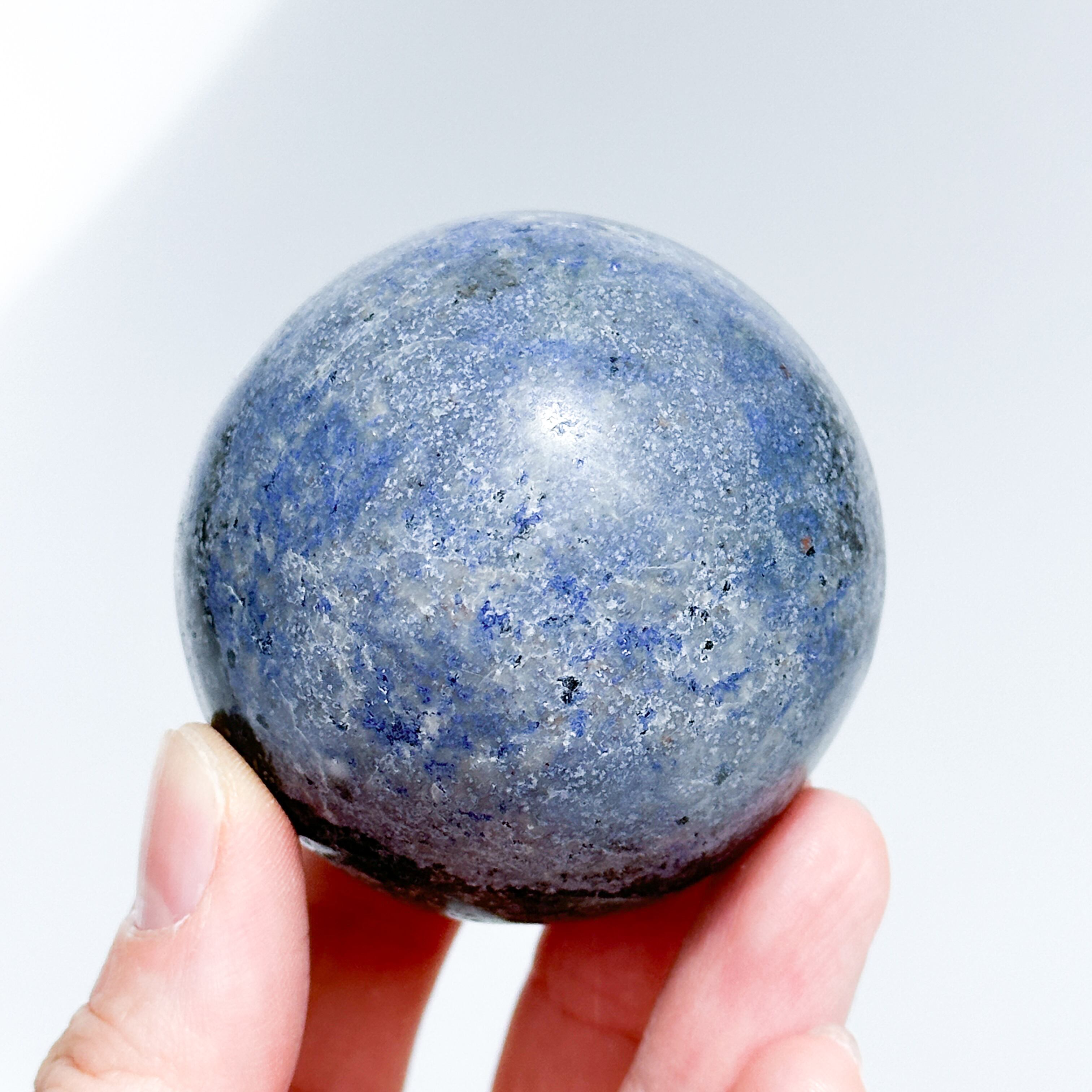 デュモルチェライト スフィア12◇ Dumortierite ◇天然石・鉱物