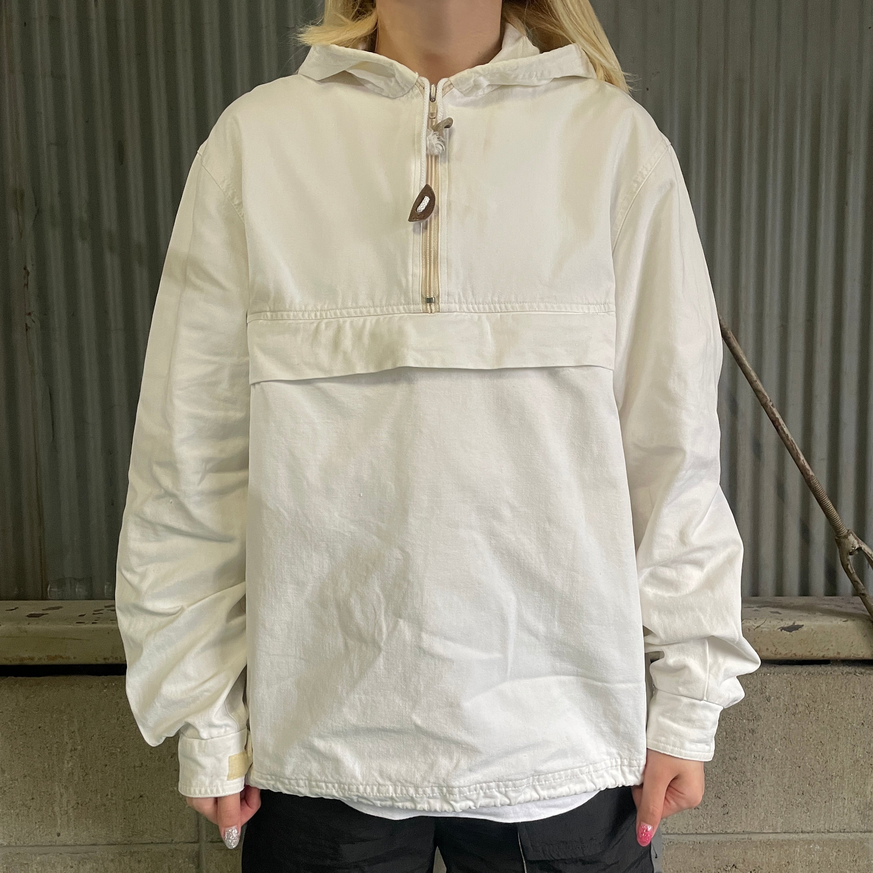 90s WOOLRICH ナイロン アノラックパーカ フーディ オーバーサイズ