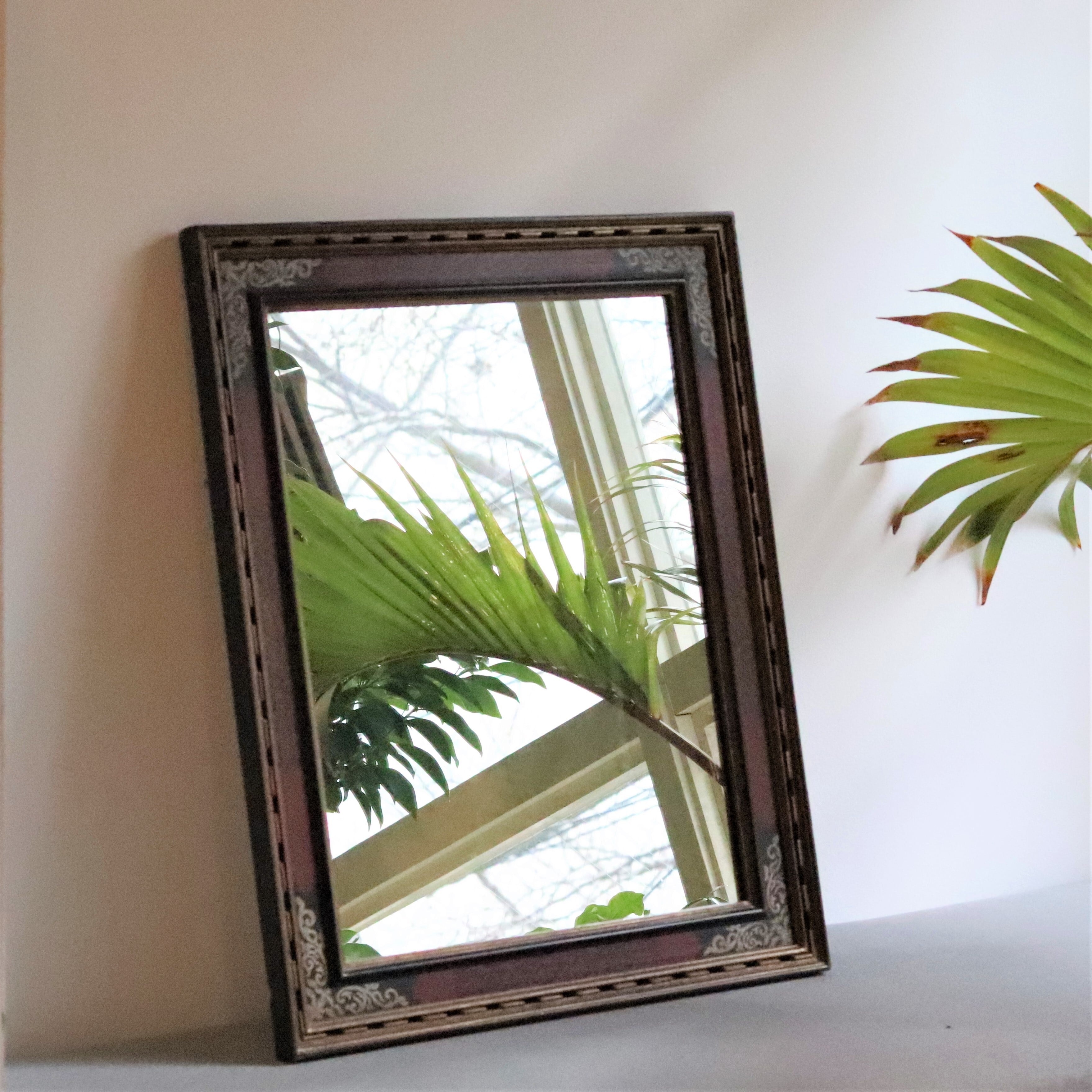 一点もの】ビンテージミラー木製フレーム【0113】 | ジーフラット  