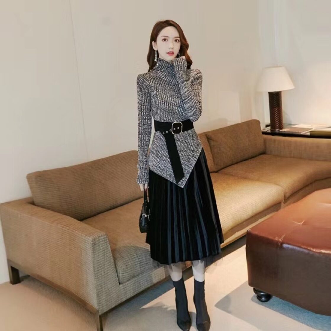 セットアップ 上下セット コーデセット トップス スカート フェミニン  