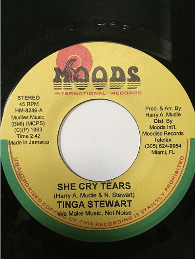 Tinga Stewart（ティンガスチュワート）- She Cry Tears【7'】