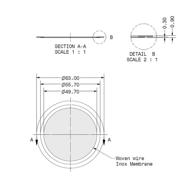 フィルターディスク● IMS Competition 35µm ウルトラファイン 超精細 AeroPress®用【メール便送料無料】