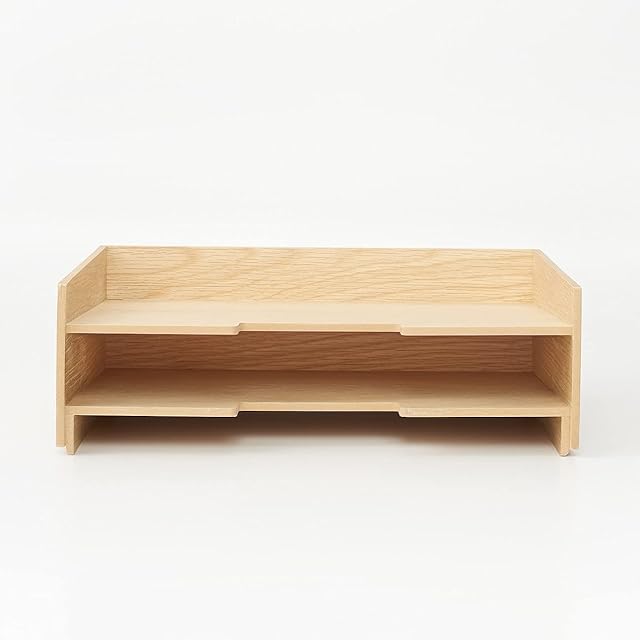 無印良品 木製書類整理トレー A4・2段 82603347 | PAY ID