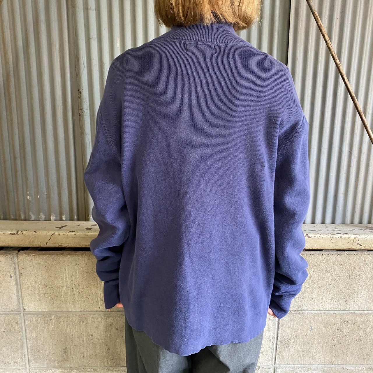 POLO JEANS COMPANY ラルフローレン ハーフジップ リブスウェット 