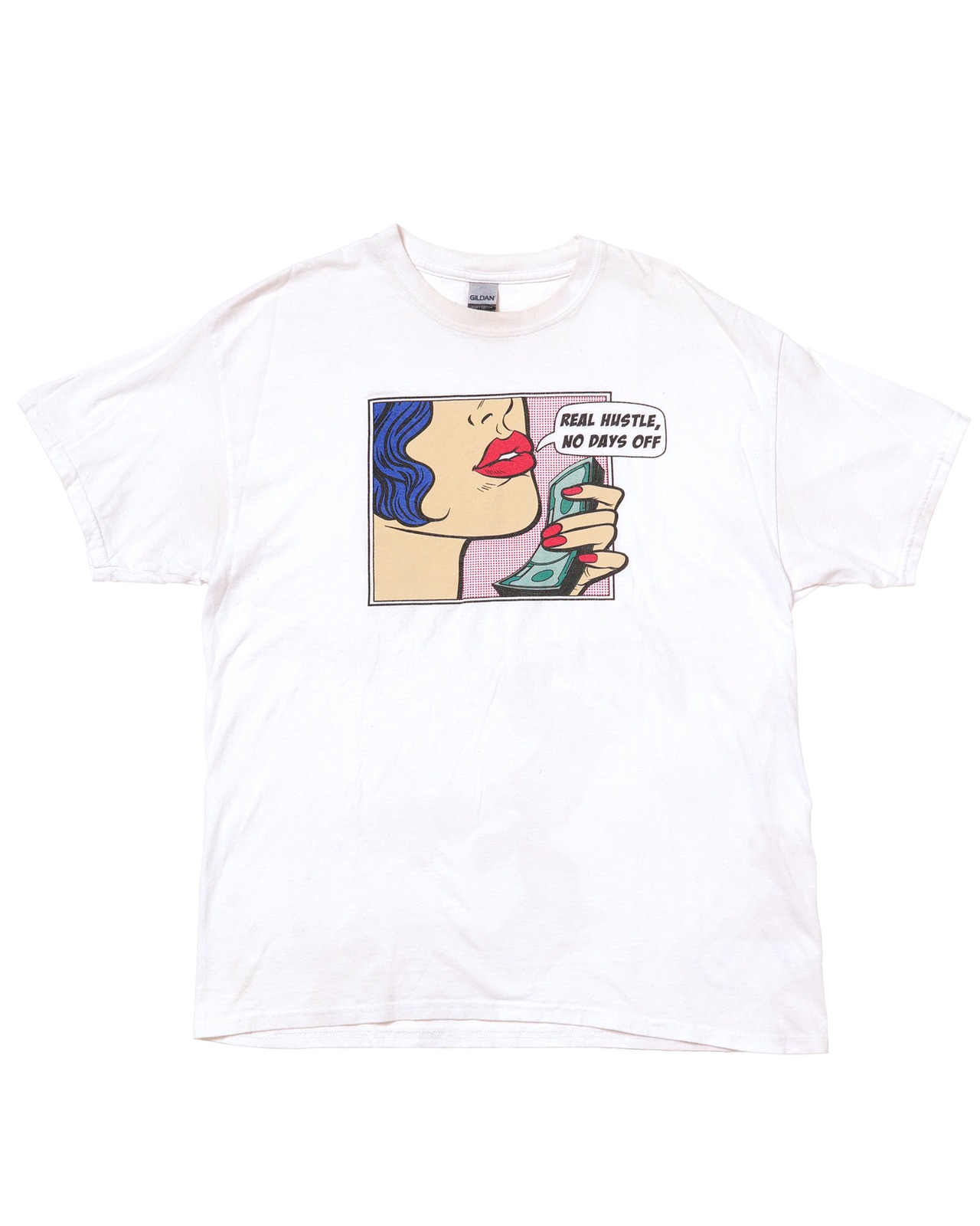 古着 REAL HUSTLE NO DAYS OFF T / リアル ハッスル ノー デイズ オフ Tシャツ