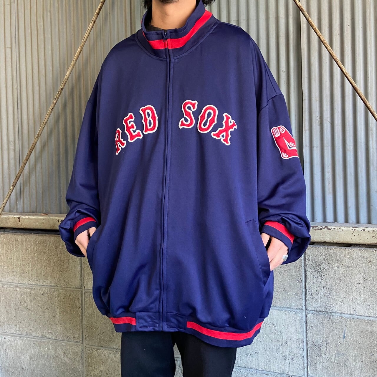 ビッグサイズ majestic マジェスティック RED SOX レッドソックス MLB ...