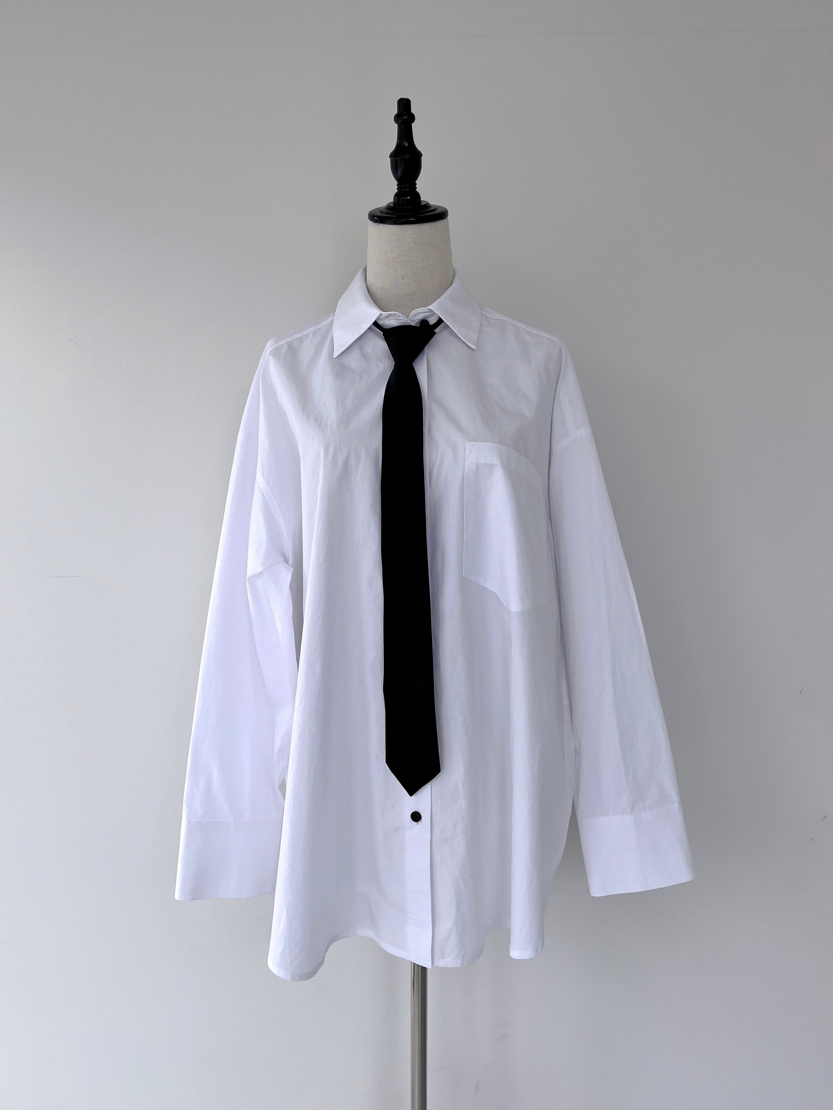 COEL ネクタイ付きビッグシャツ | KOKO
