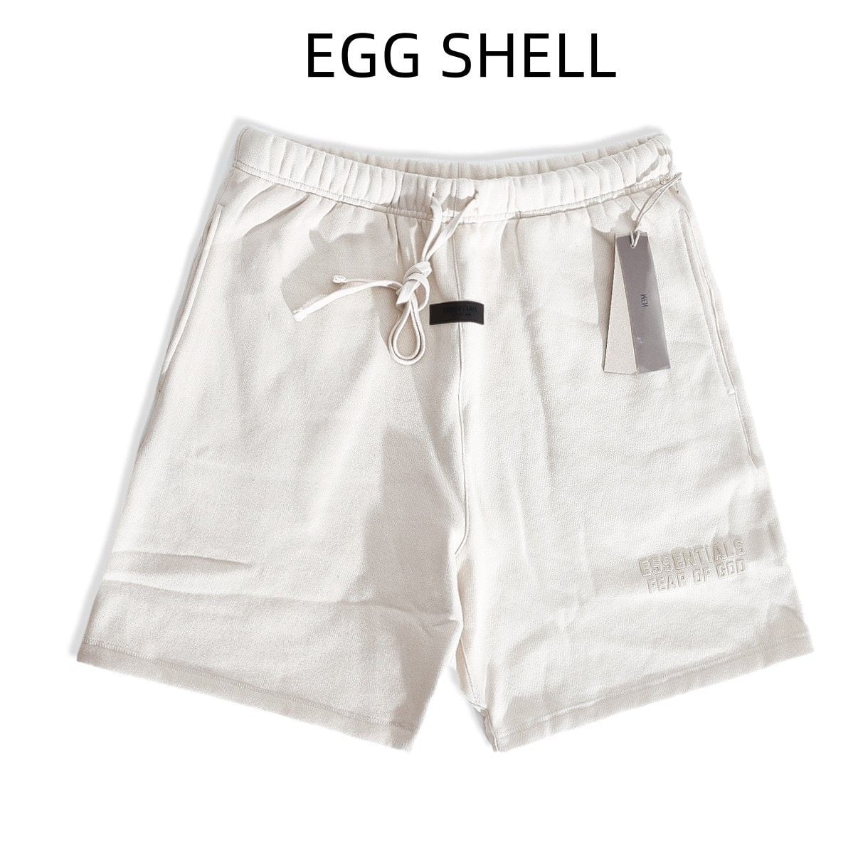Essentials ロゴ ショートパンツ Egg Shell XS