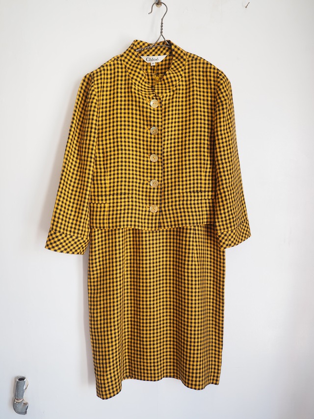 ~1990’s Chloé 100% Linen Set Up／40