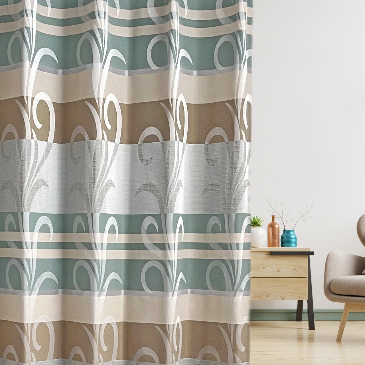 アナ　形状記憶カーテン　