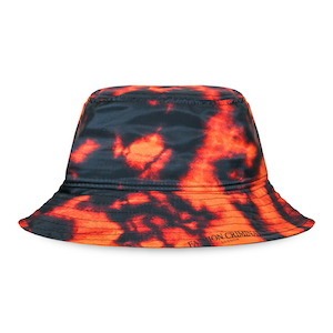 FASHION CRIMINAL LONDON | MARS BLACK BUCKET HAT (BLACK/ORANGE)