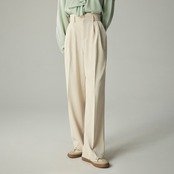 タックワイドストレート フルレングスパンツ H0025