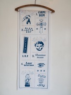 Arii Momoyo Pottery 手ぬぐい(呉須色)