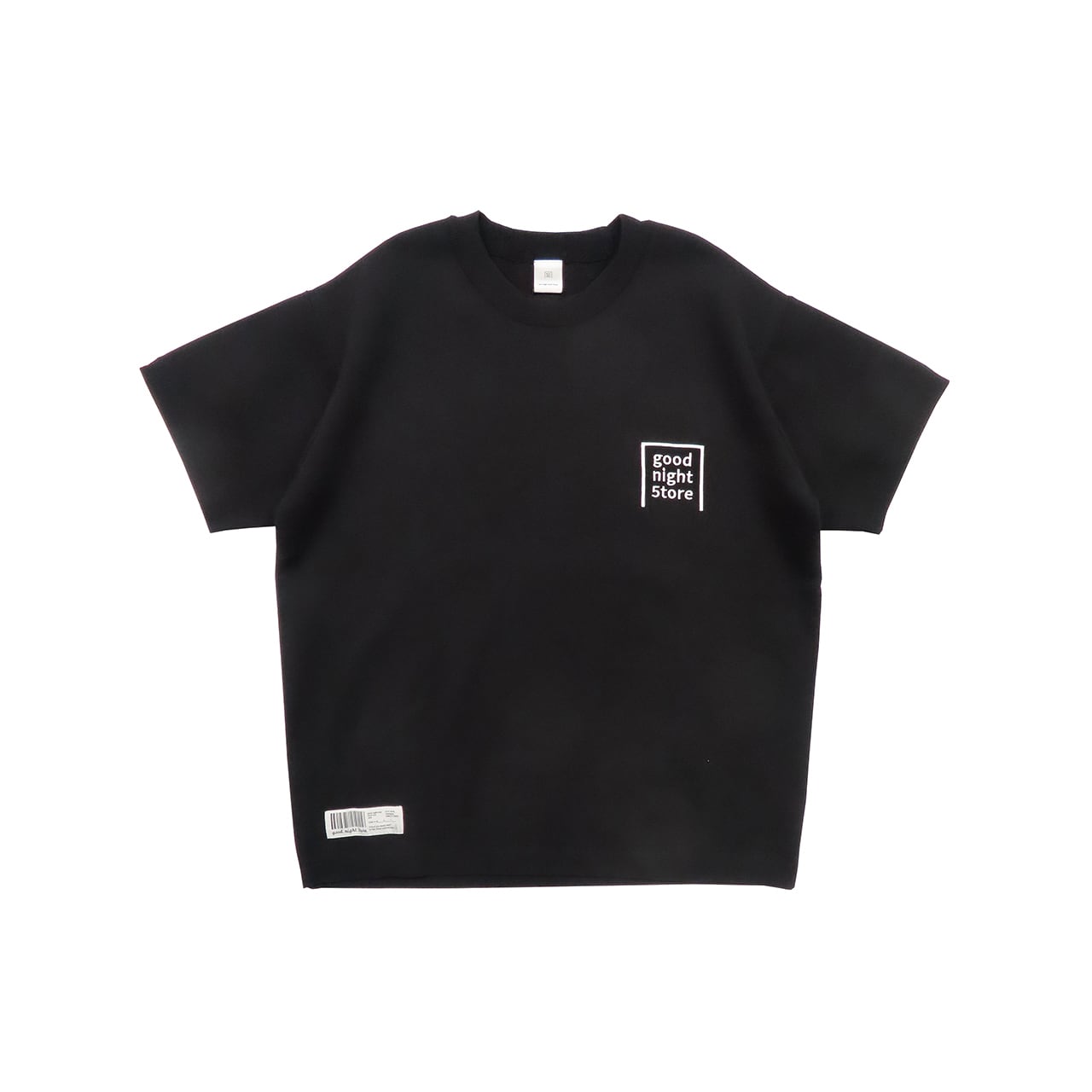 GN420 Knit T-shirt black | goodnight5tore