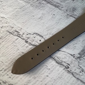 【最終処分SALE】TIFFANY ティファニーイーストウエストミ二  時計 ブルー A-9221