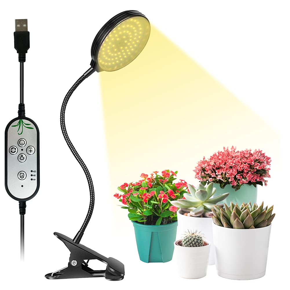 屋内植物用LEDグローライト、20W 6000K植物ライト、多肉植物の種まき用