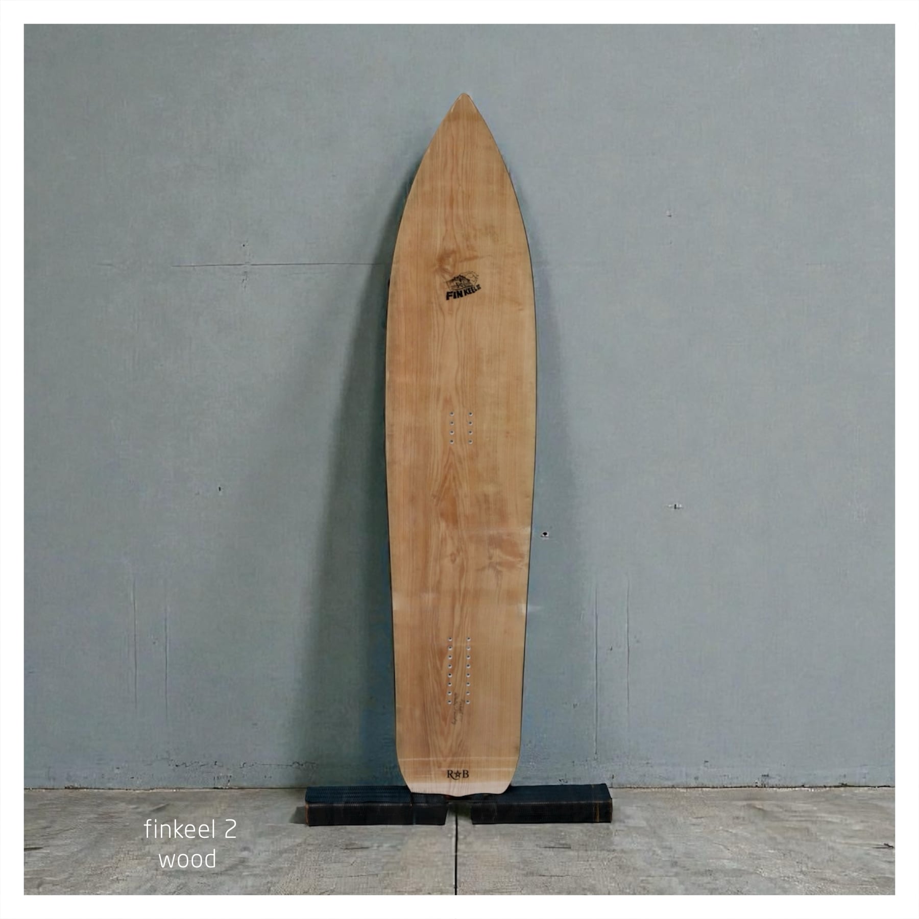 RAY☆BACK FINKEEL Black : フィンキール ウッド＋カーボンモデル