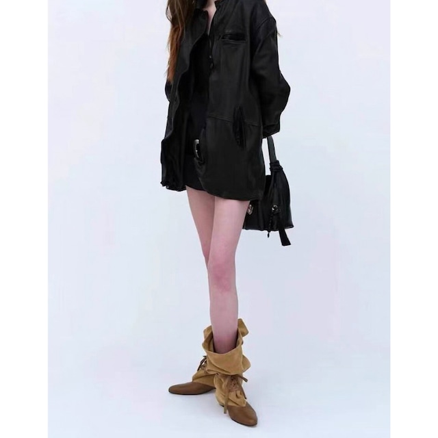 loose half boots 10989