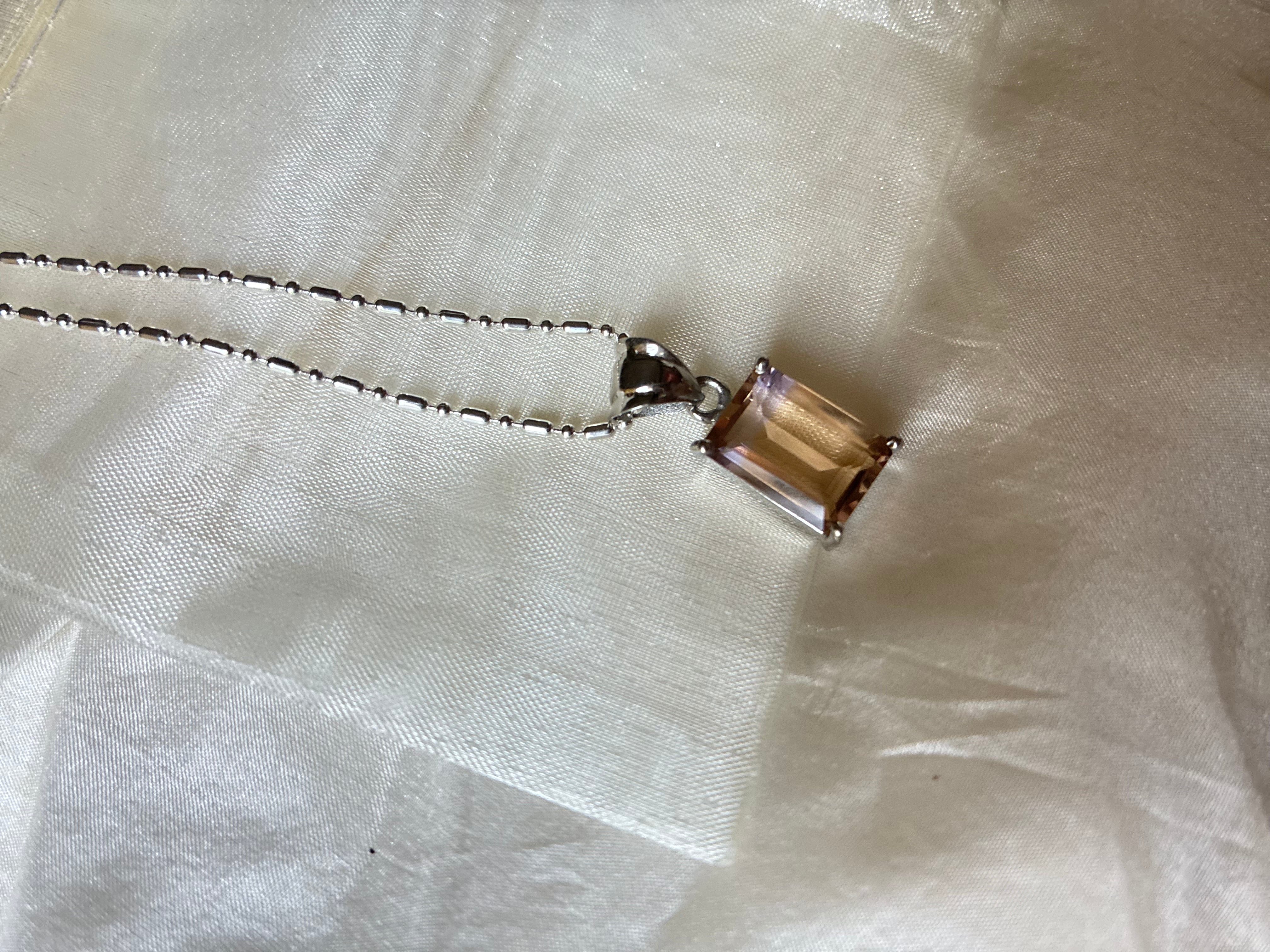 Ametrine〜安定〜  necklace