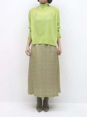 ビスマルチバブルプリントスカート(イエロー)