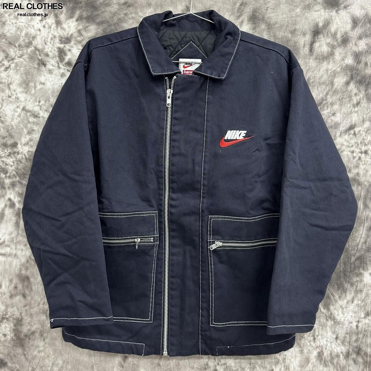 カラー黄色イエローマスタードsupreme nike  work jacket 18aw ワークジャケット