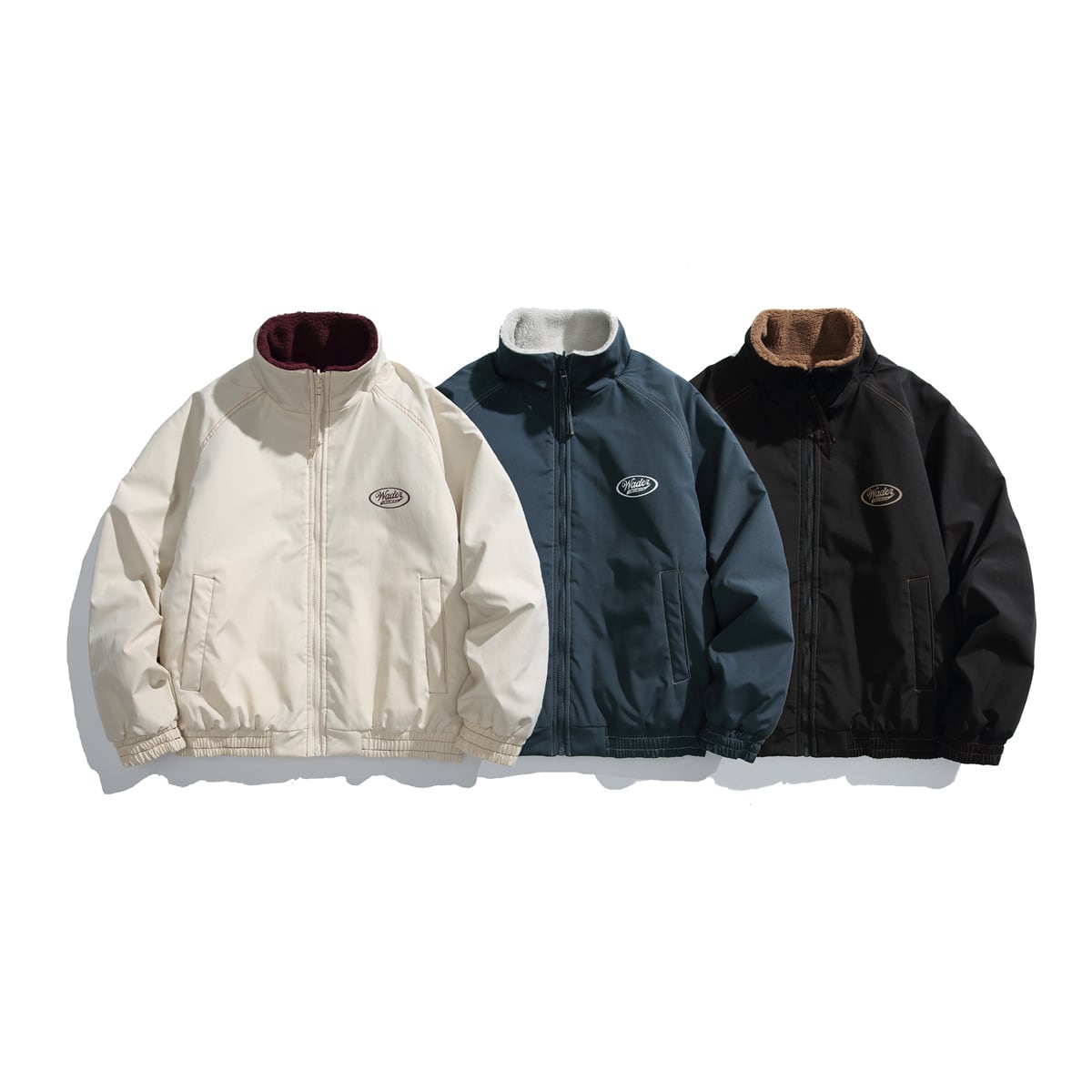 リバーシブルボアフリースジャケット / Reversible Boa Fleece Jacket