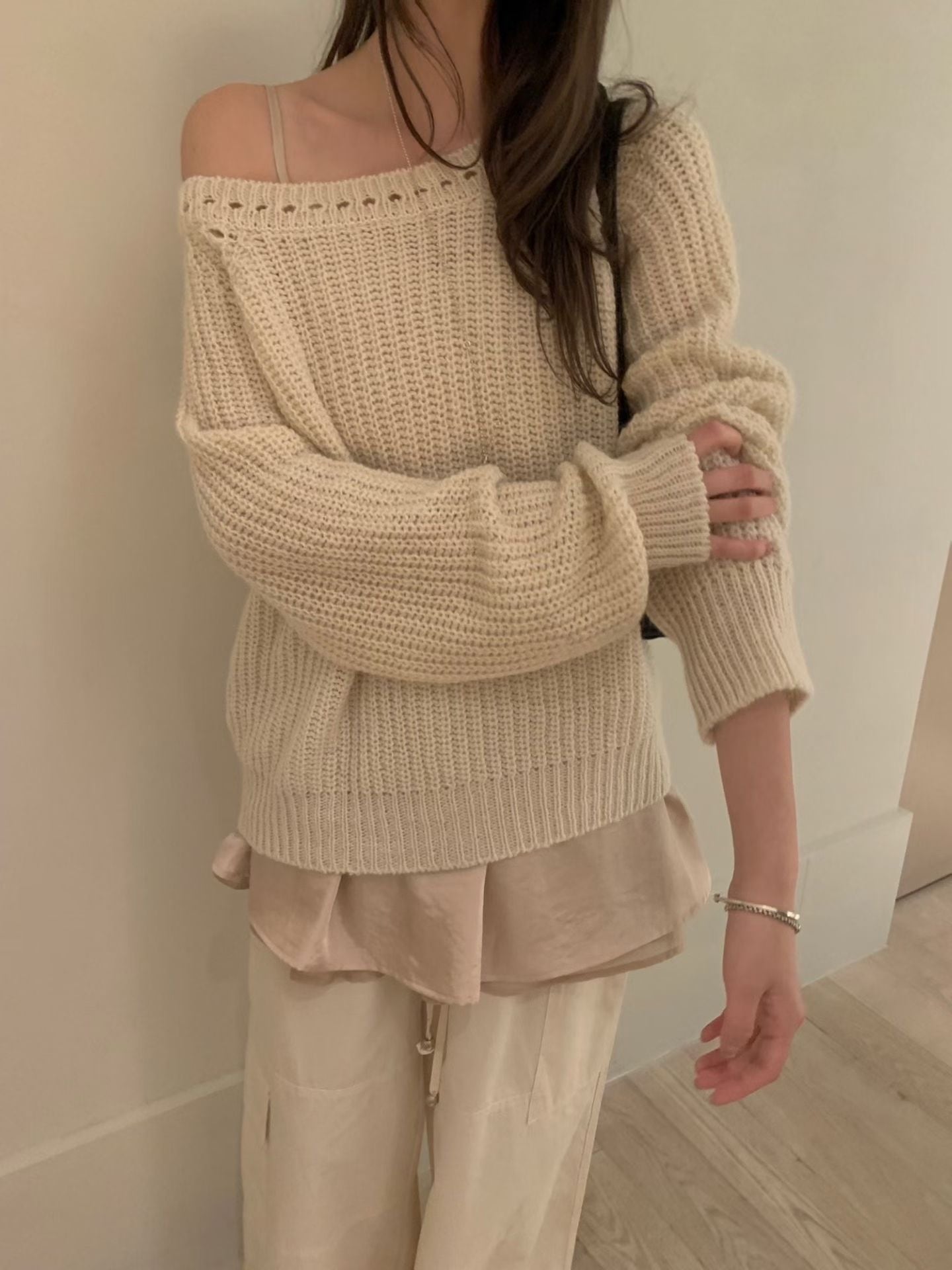 (即納)poster / Kylie Mohair Knit / ivory
