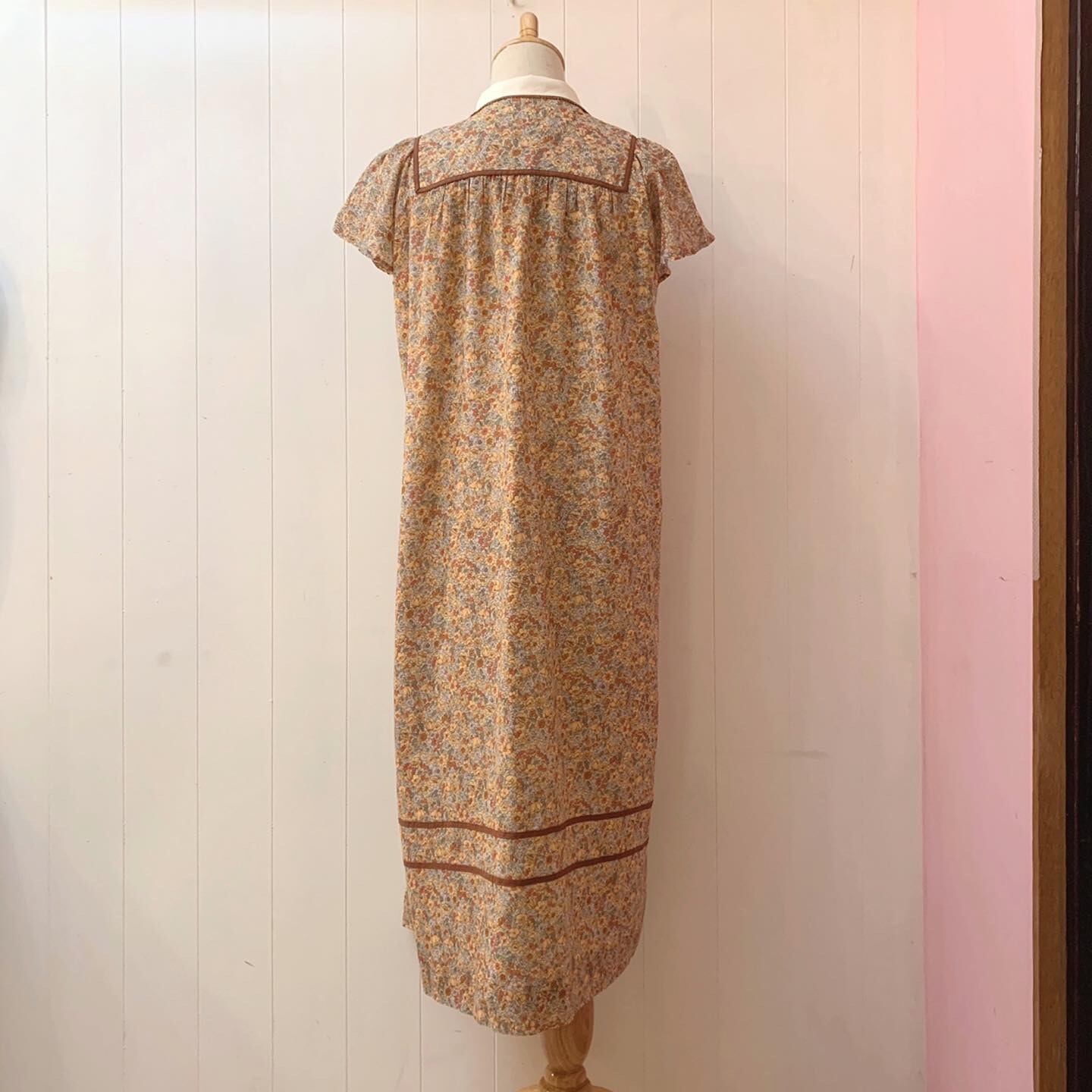 warm flower piping flare one-piece