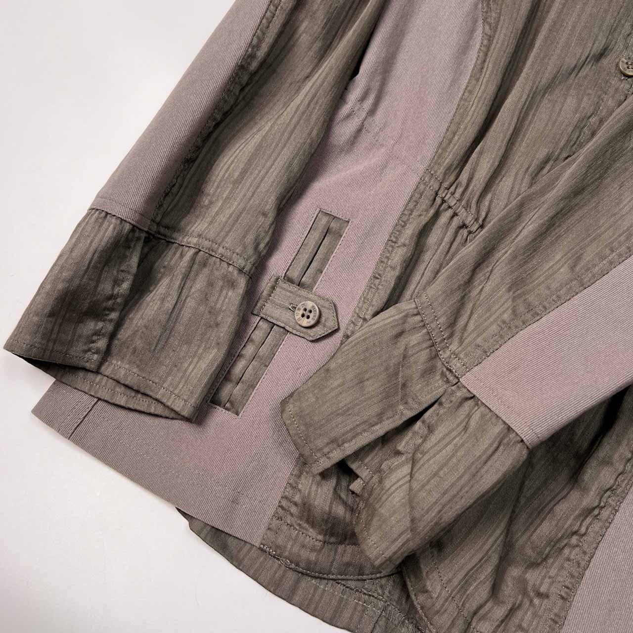 EVEX by KRIZIA エヴェックス バイ クリツィア デザイン サマー シャツ ジャケット サイズ 40 /テンセル/リネン/三陽商会