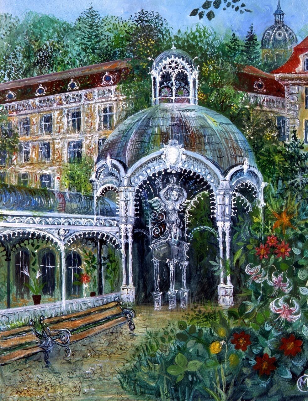 カルロヴィ・ヴァリ ムリンスカ コロナーダ | CARLSBAD MLYNSKA KOLLONADA