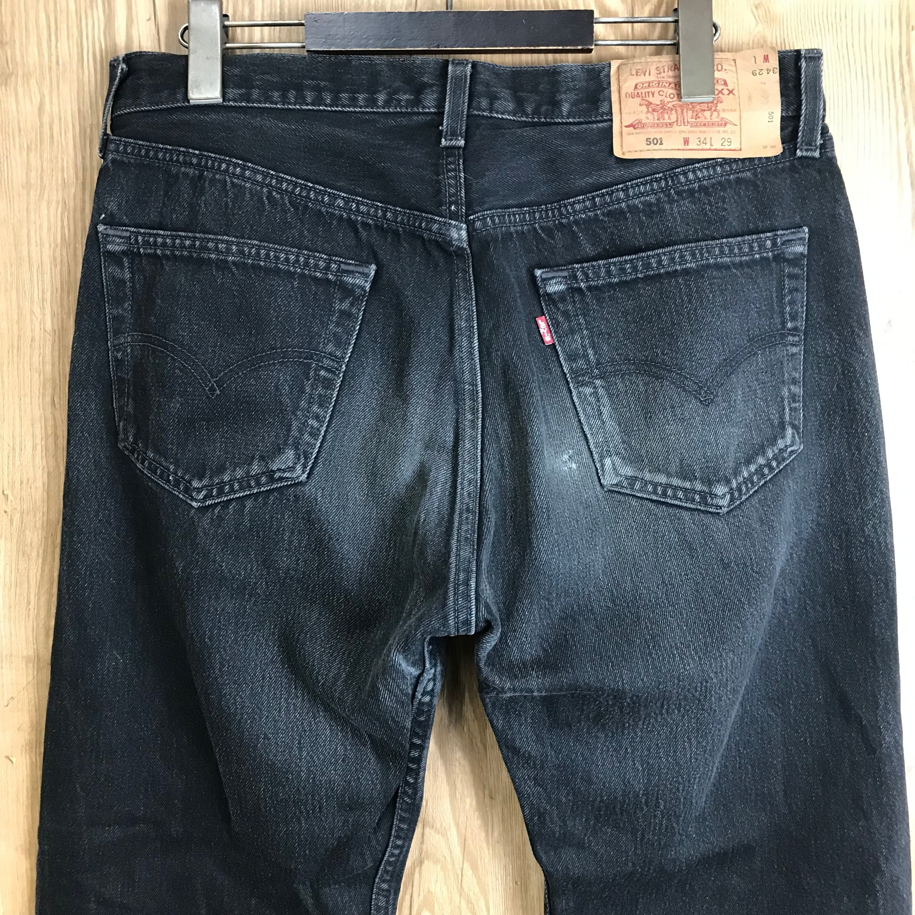 USA製 90s Levi's 501 Black Denim Pants リーバイス 501 USA製 90s Levi's 501 Black Denim Pants リーバイス 501
