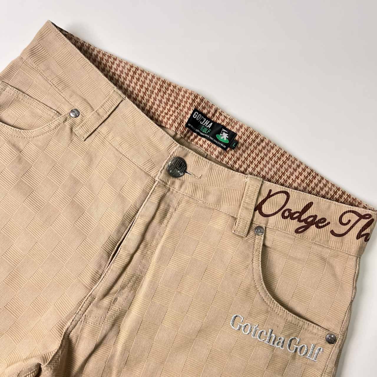 GOTCHA GOLF ガッチャ ゴルフ ハーフパンツ ショートパンツ L/ベージュ