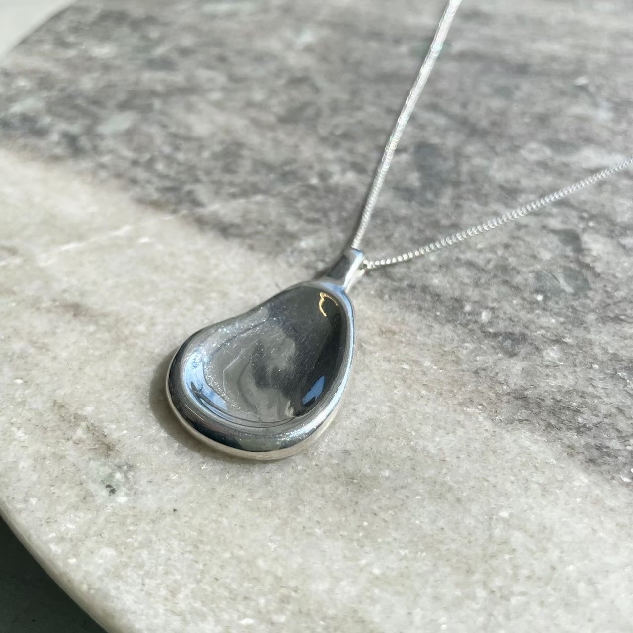 [ aura ] silver925 puddle necklace