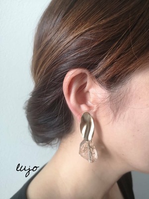 mat  gold  import  earring