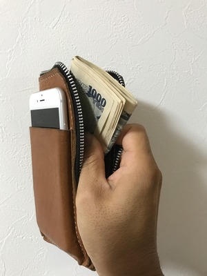 iPhone case L 型財布