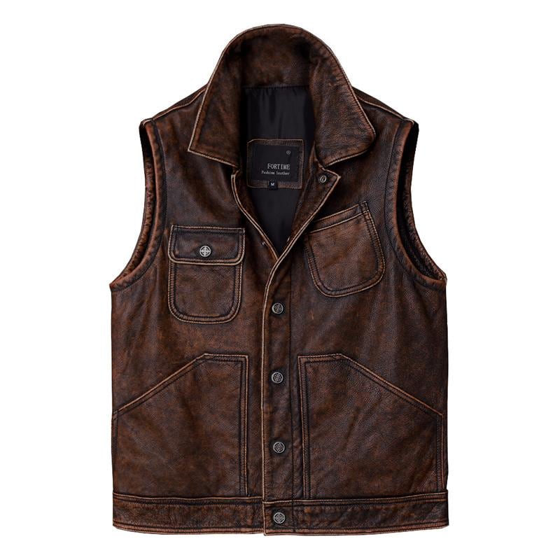 40s イギリス軍 レザー ジャーキンベスト size1 フランス軍 ドイツ軍