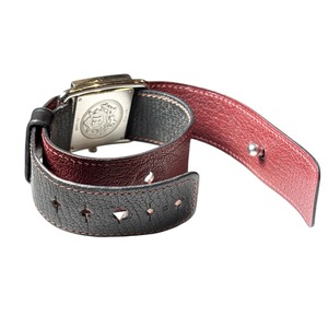 HERMES rectangle quartz watch “Barenia”