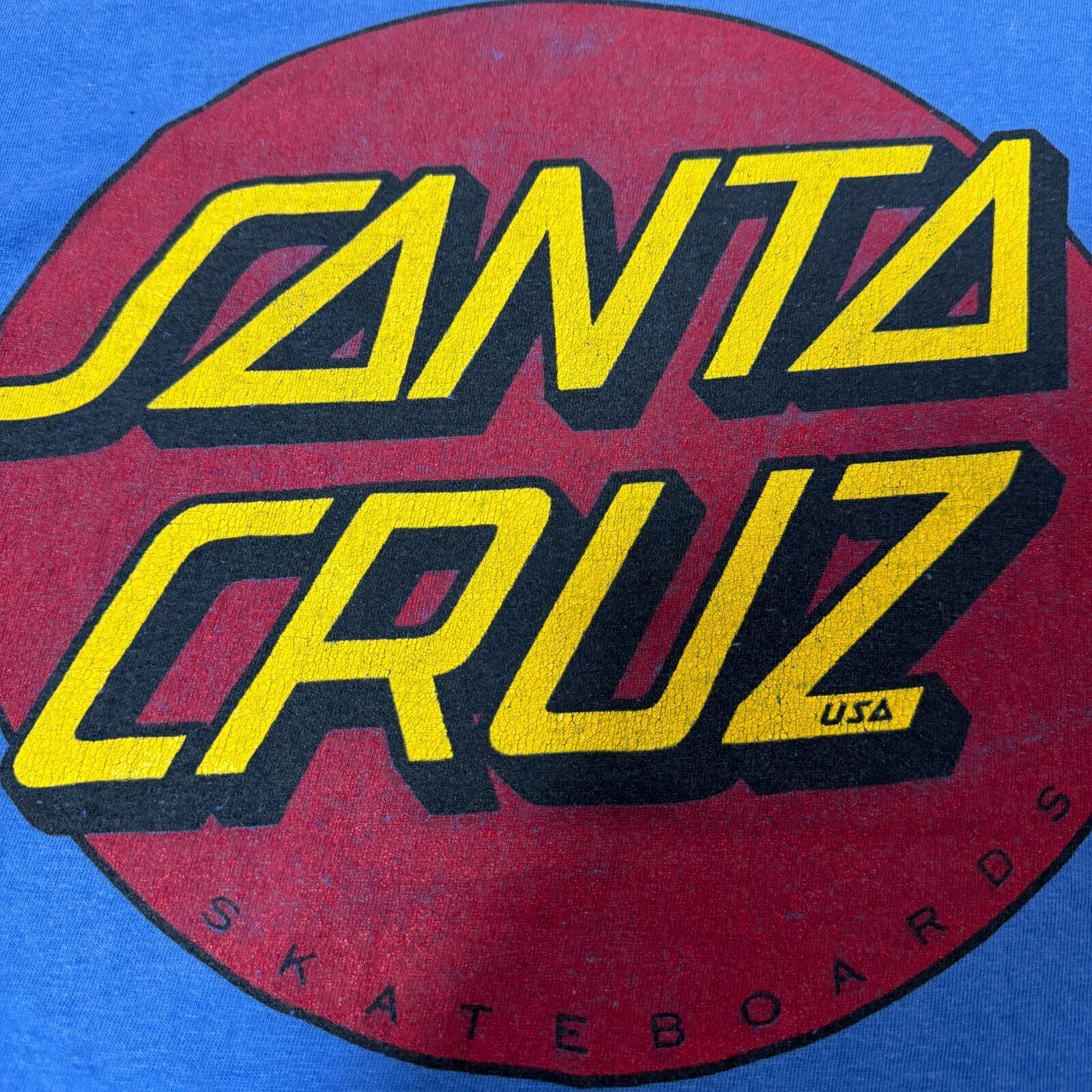 90s SANTA CRUZ Tシャツ フェード Lサイズ サンタクルーズ サークル