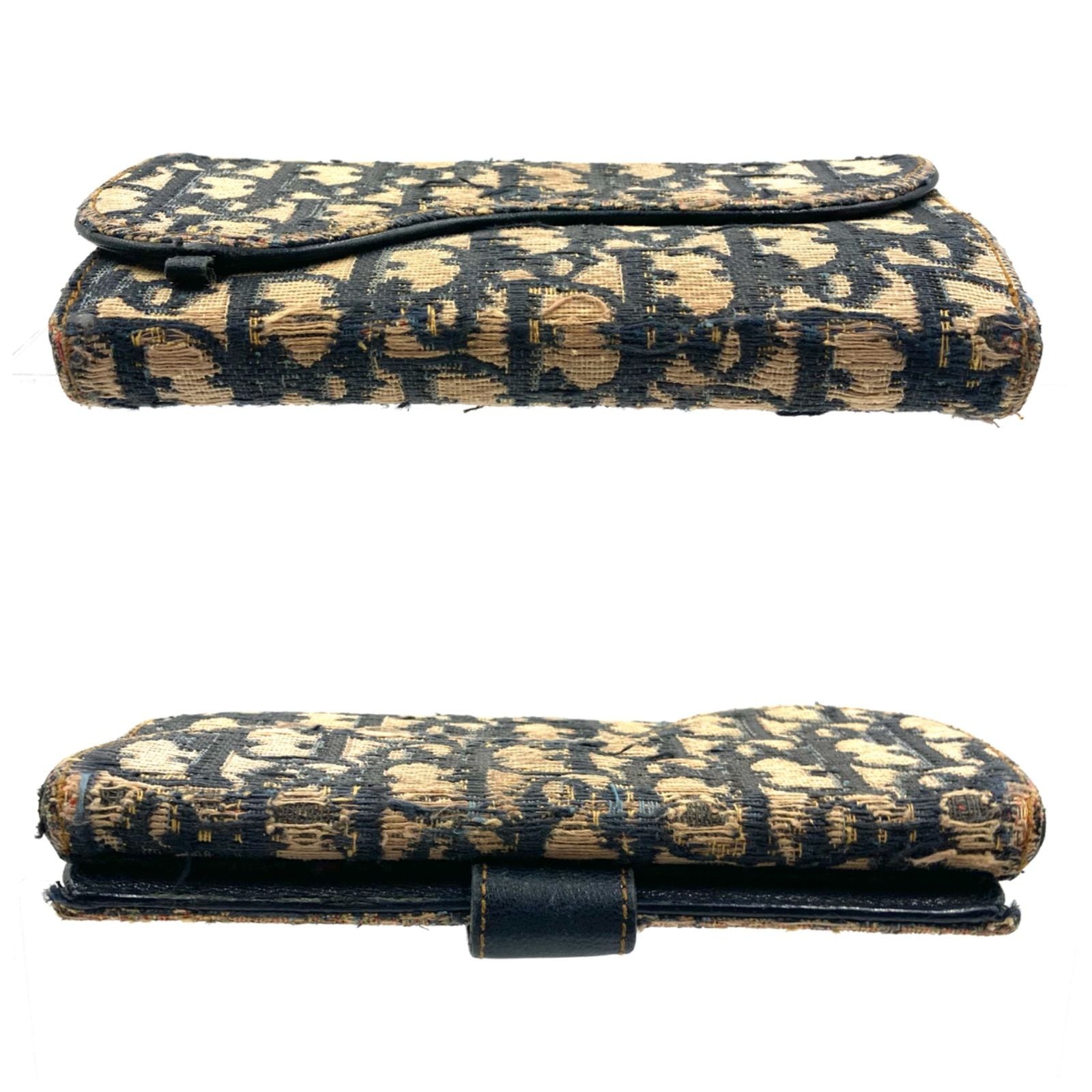 Christian Dior クリスチャンディオール サドル トロッター 三つ折り長