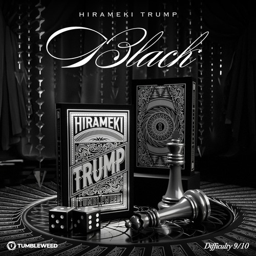 【★最新作★11/7(土)発売！弩級の仕掛けが牙を剥く至強のブラック】　HIRAMEKI TRUMP BLACK　　制作：タンブルウィード