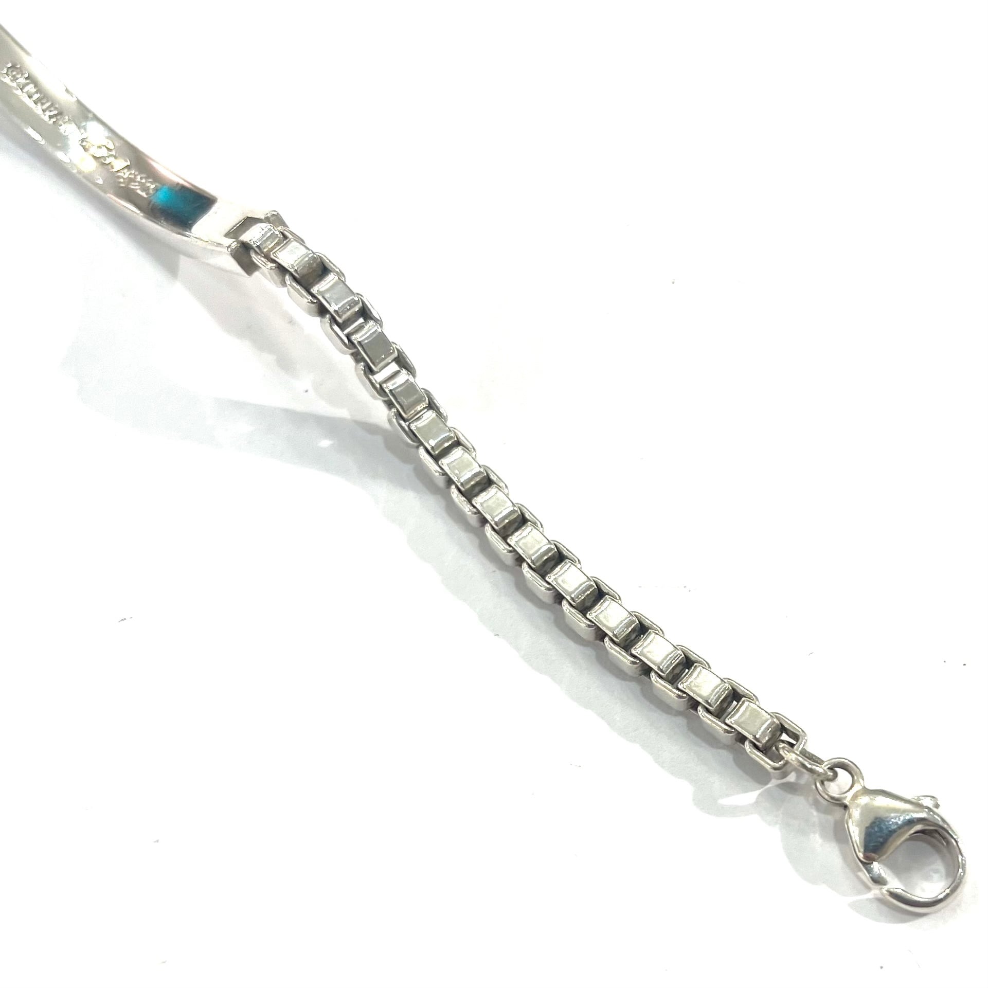 TIFFANY&CO.】2778 名作。ティファニー ID ベネチアンチェーン