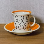 【ご予約済】スージークーパー エレガンス カップ&ソーサー(オレンジ) A